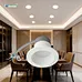 AC120- 277V 4'' 6'' 8'' 10'' 5CCT&3 Wattage Tunable LED Commercial Downlight with ETL listed